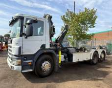 2001 Scania P94 260 6x2 Hook Loader Truck